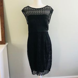 Black sleeveless NYE cocktail dress